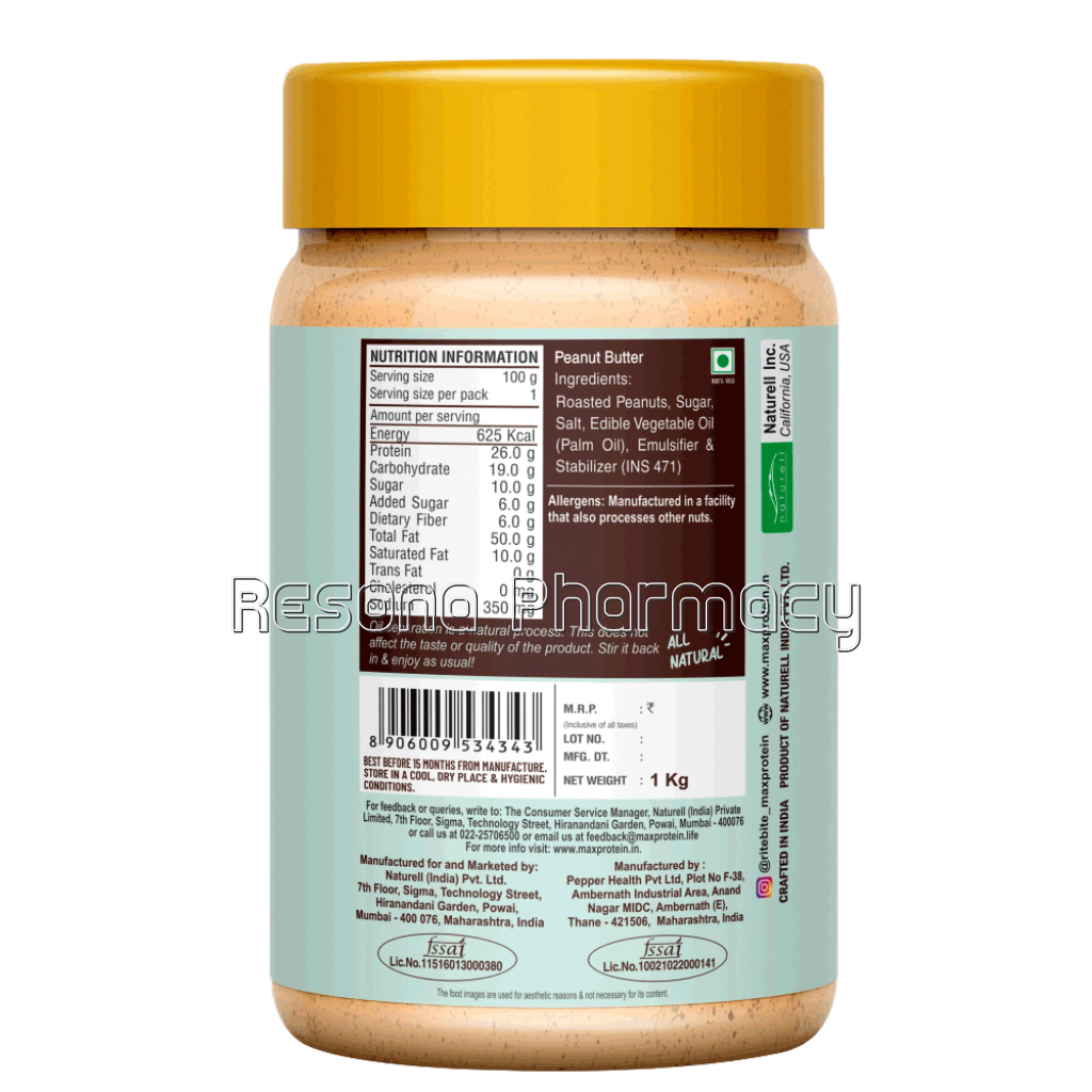 Max Protein Peanut Butter Classic Crunchy 1Kg