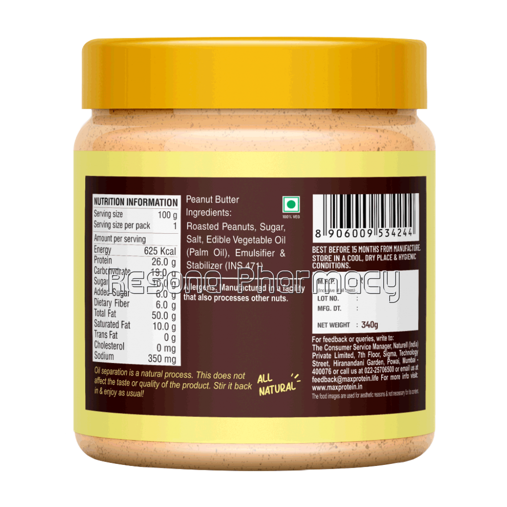Max Protein Peanut Butter Classic Creamy
