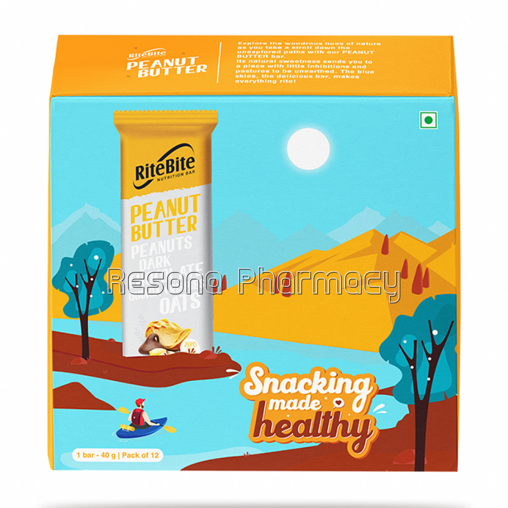 Ritebite Peanut Butter Bar   Pack Of 12