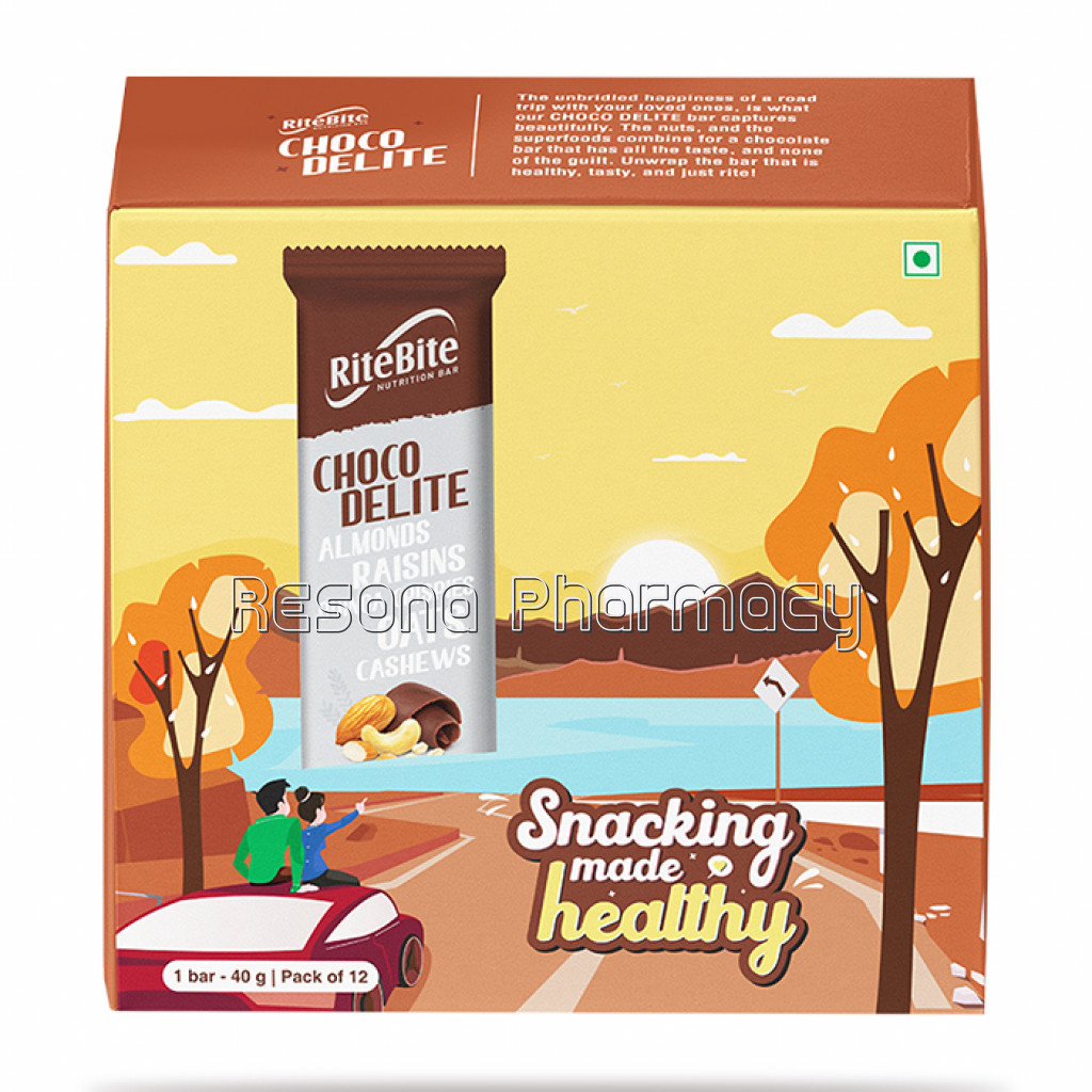 Ritebite Choco Delite Bar (Pack Of 12)