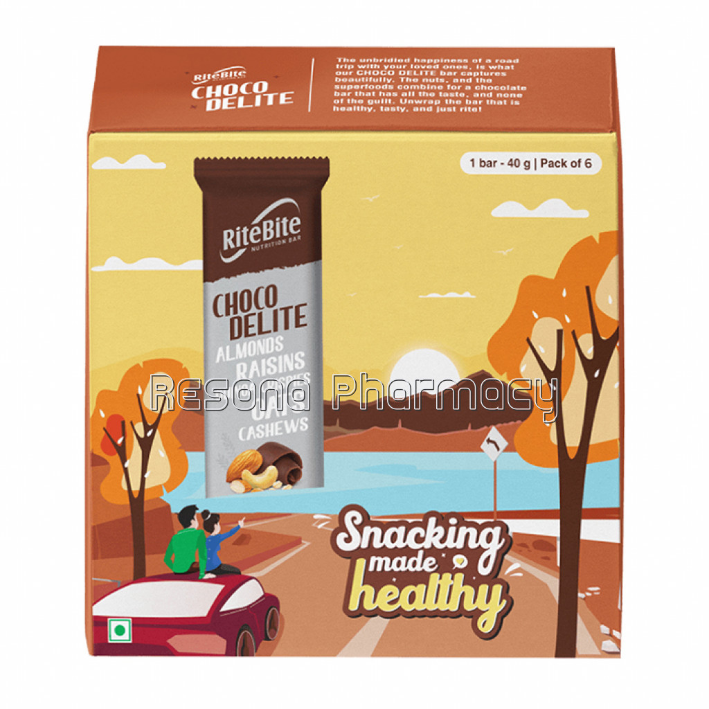 Ritebite Choco Delite Bar   Pack Of 6