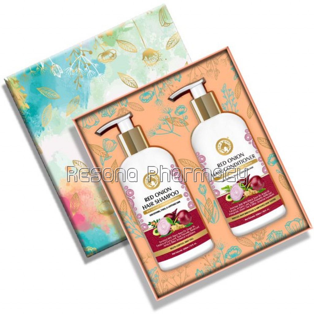Red Onion Hair Shampoo Plus Red Onion Hair Conditioner, 300Ml Each