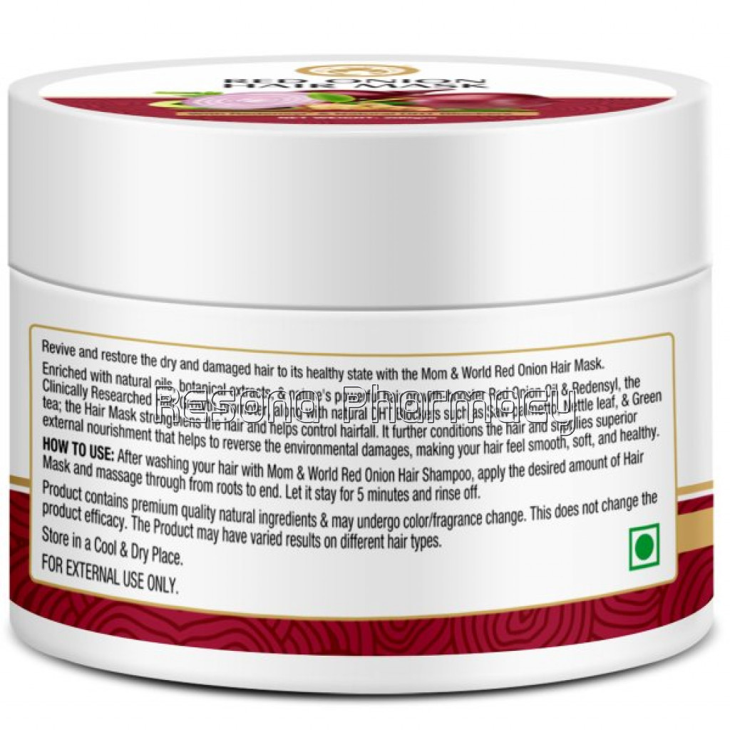Mom and World Red Onion Hair Mask, 200Ml