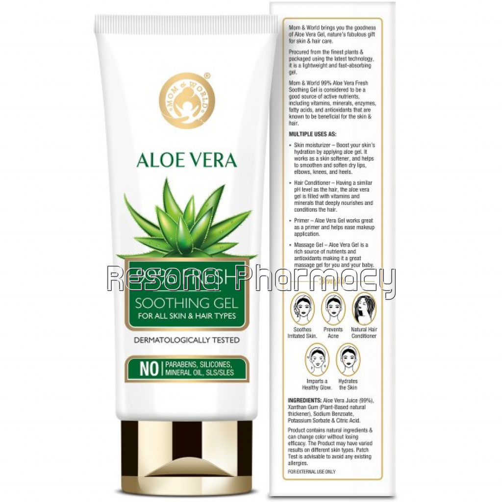 Aloe Vera 99% Fresh Soothing Gel For Hair And Skin  100Ml
