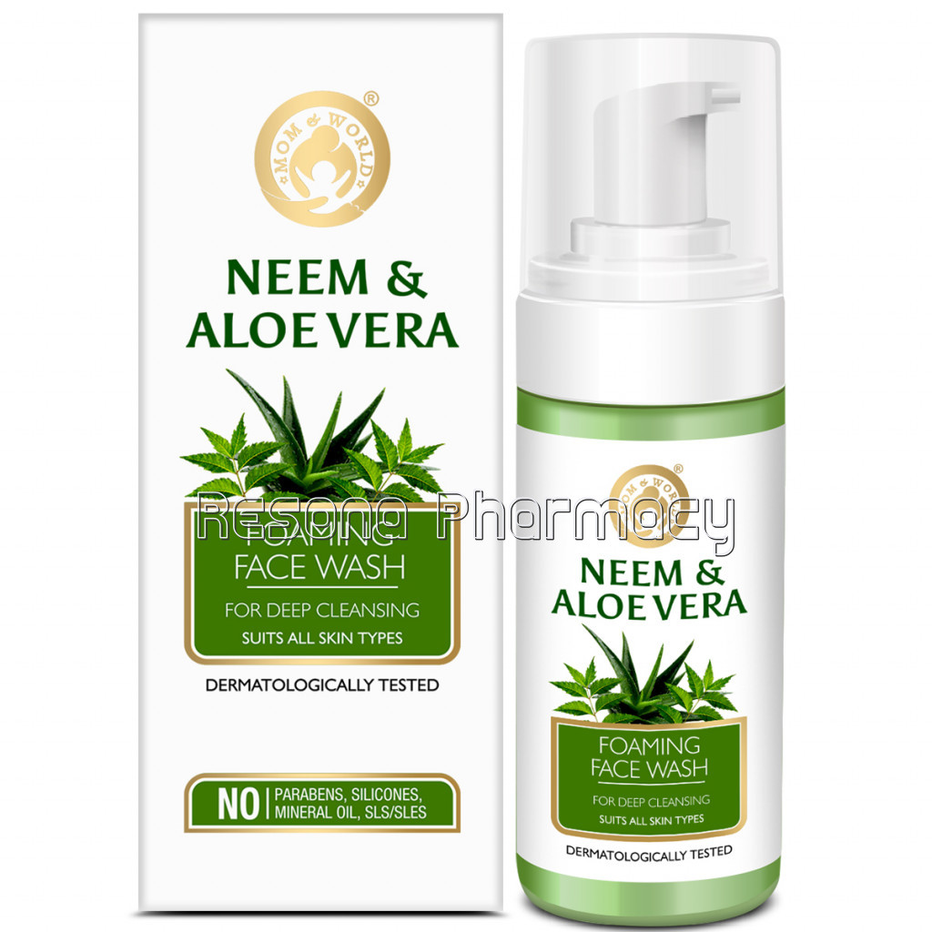 Neem and Aloe Foaming Face Wash, 120Ml