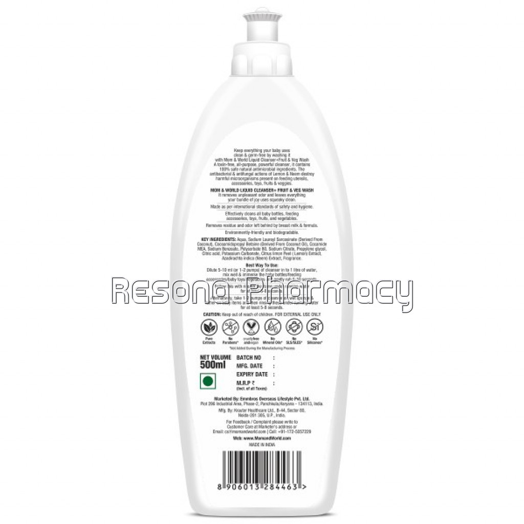Liquid Cleanser, Fruit And Veg Wash, 500Ml
