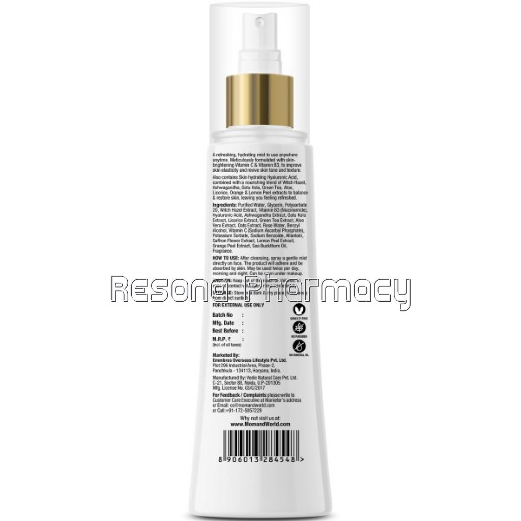 Radiant Boost Brightening Vitamins Wakeup Mist, 100Ml