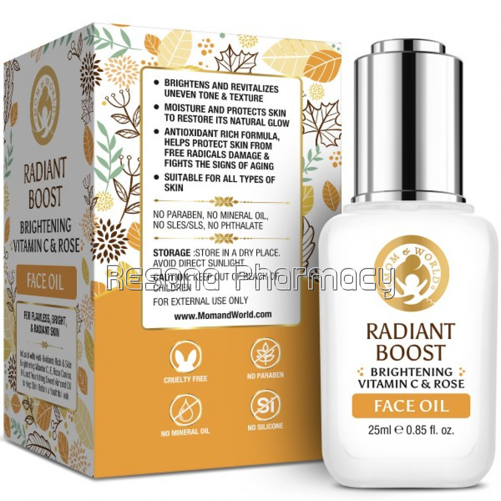 Radiant Boost Brightening Vitamin C and Rose Face Oil, 25Ml