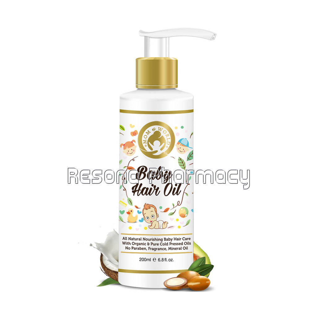 Baby Hair Oil With Organic and Coldpressed NaNaturalOil For Kids, 200Ml