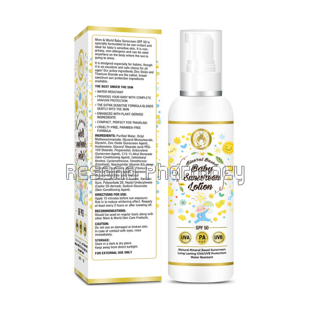 Mineral Based Baby Sunscreen Lotion, 120Ml