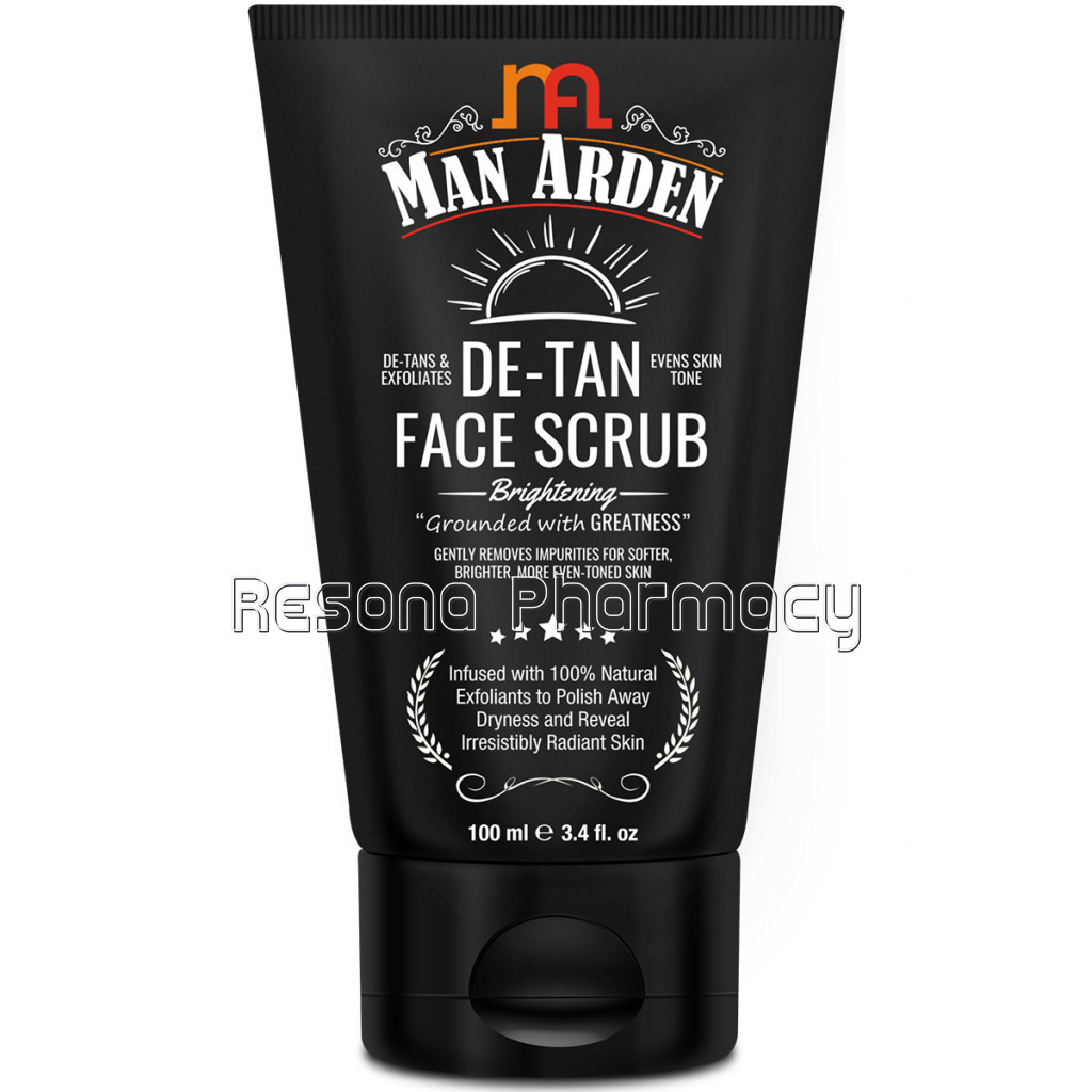 De Tan Brightening Face Scrub, 100Ml