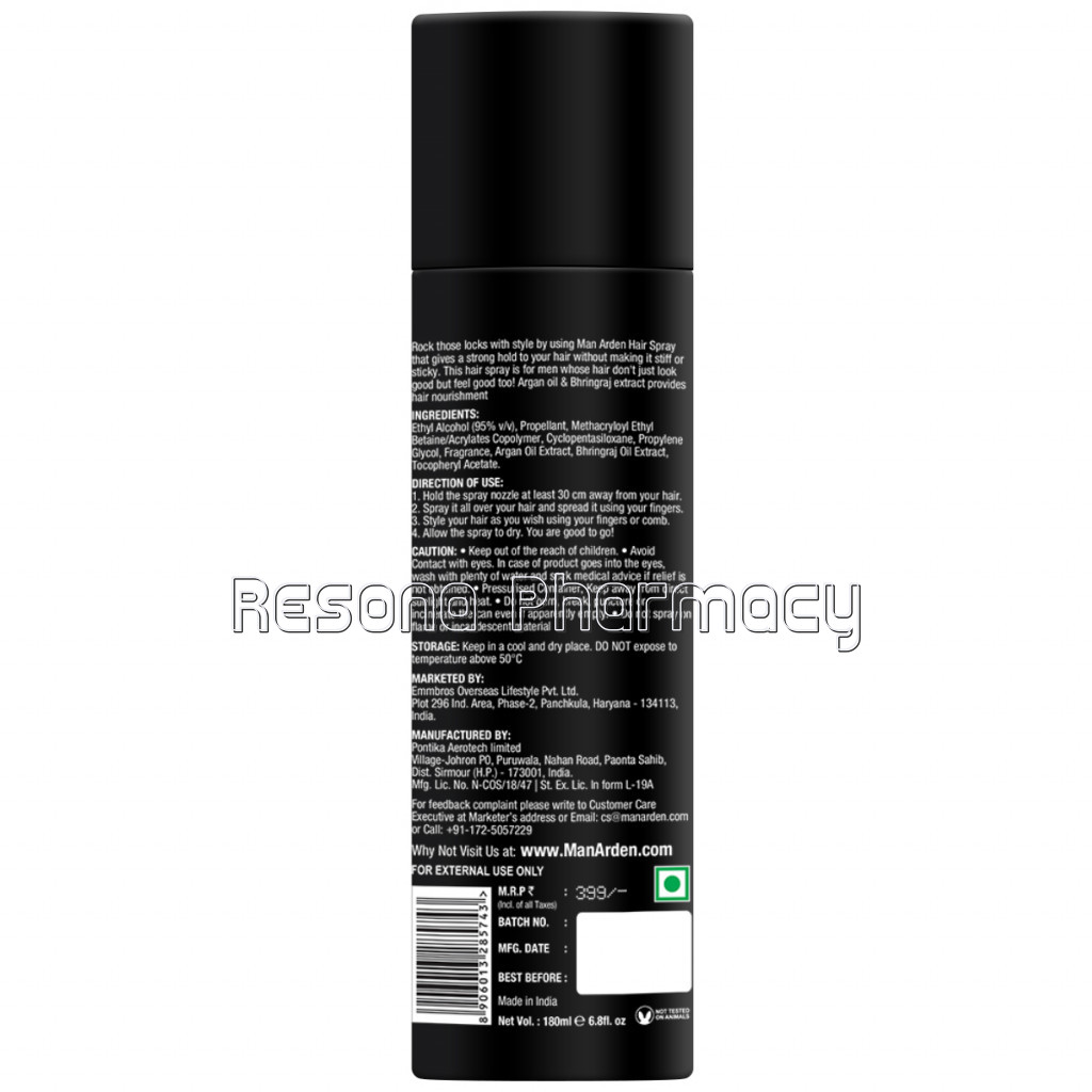 Hair Spray – Strong Hold, Styling With Nourishment, 180Ml