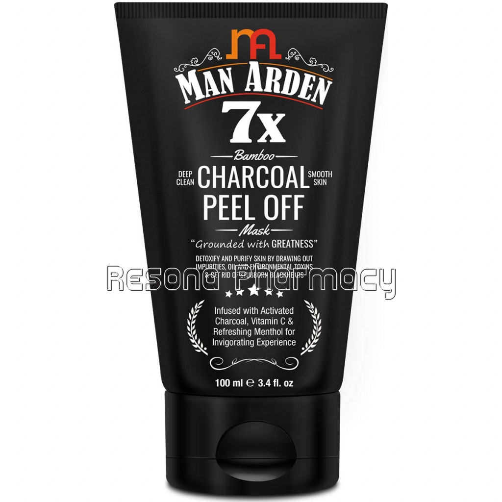 7X Activated Charcoal Peel Off Mask, 100Ml