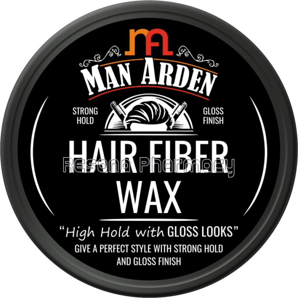 Hair Fiber Wax Strong Hold With Gloss Finish, 50G