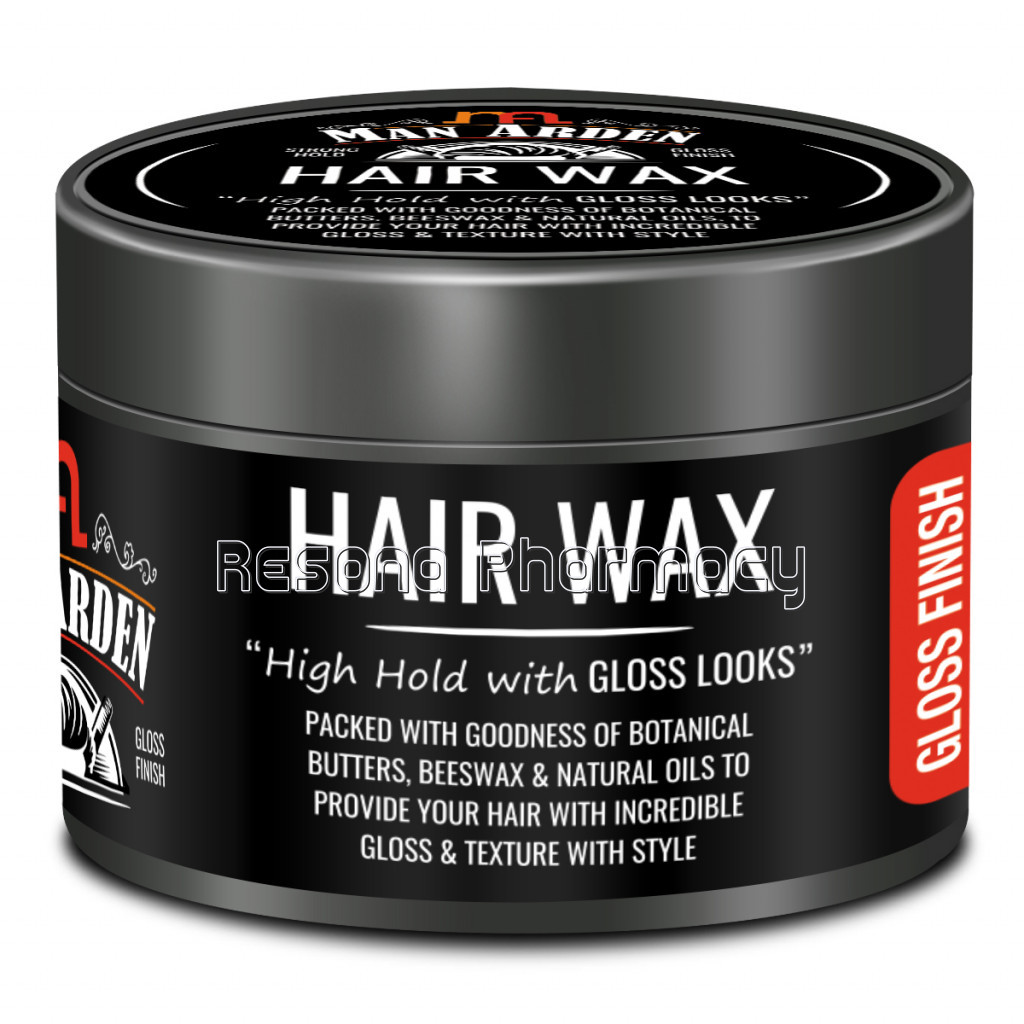 Hair Wax Shine – Styling With Strong Hold and Gloss Finish, 50Gm