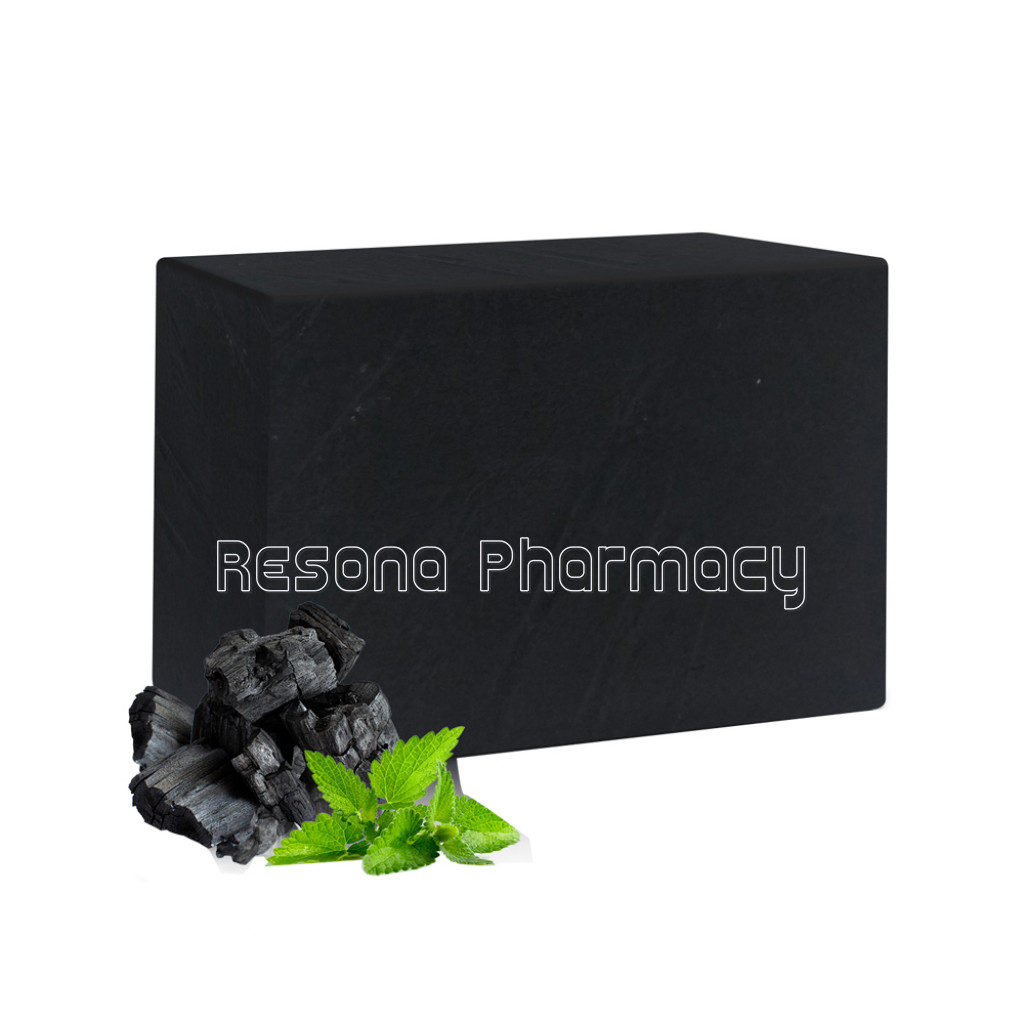 Activated Charcoal With Menthol Handmade Luxury Soap, 125Gm