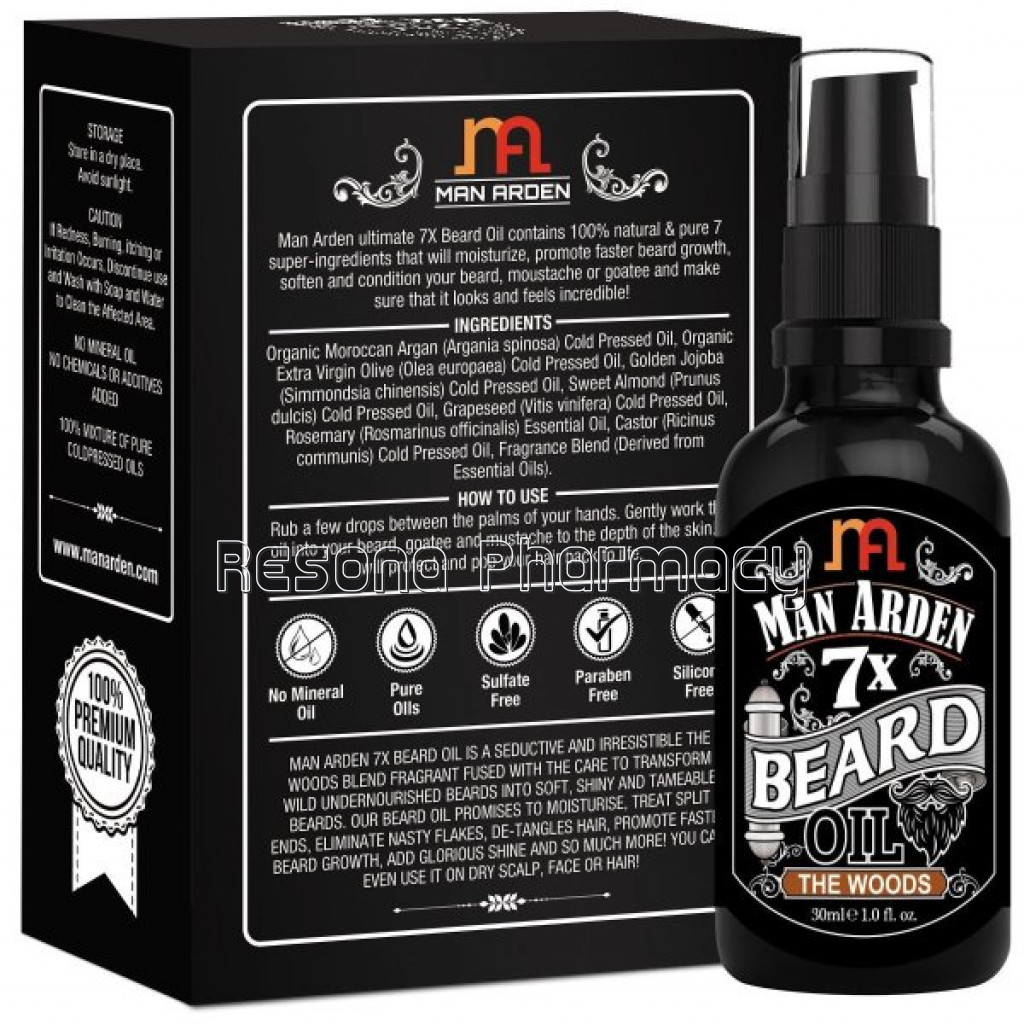 7X Beard Oil, 30Ml (The Woods)