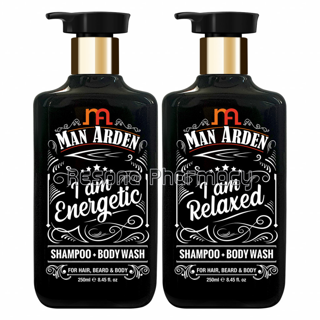 Shampoo Plus Body Wash Combo | Energetic Plus Relaxed 250Ml Each