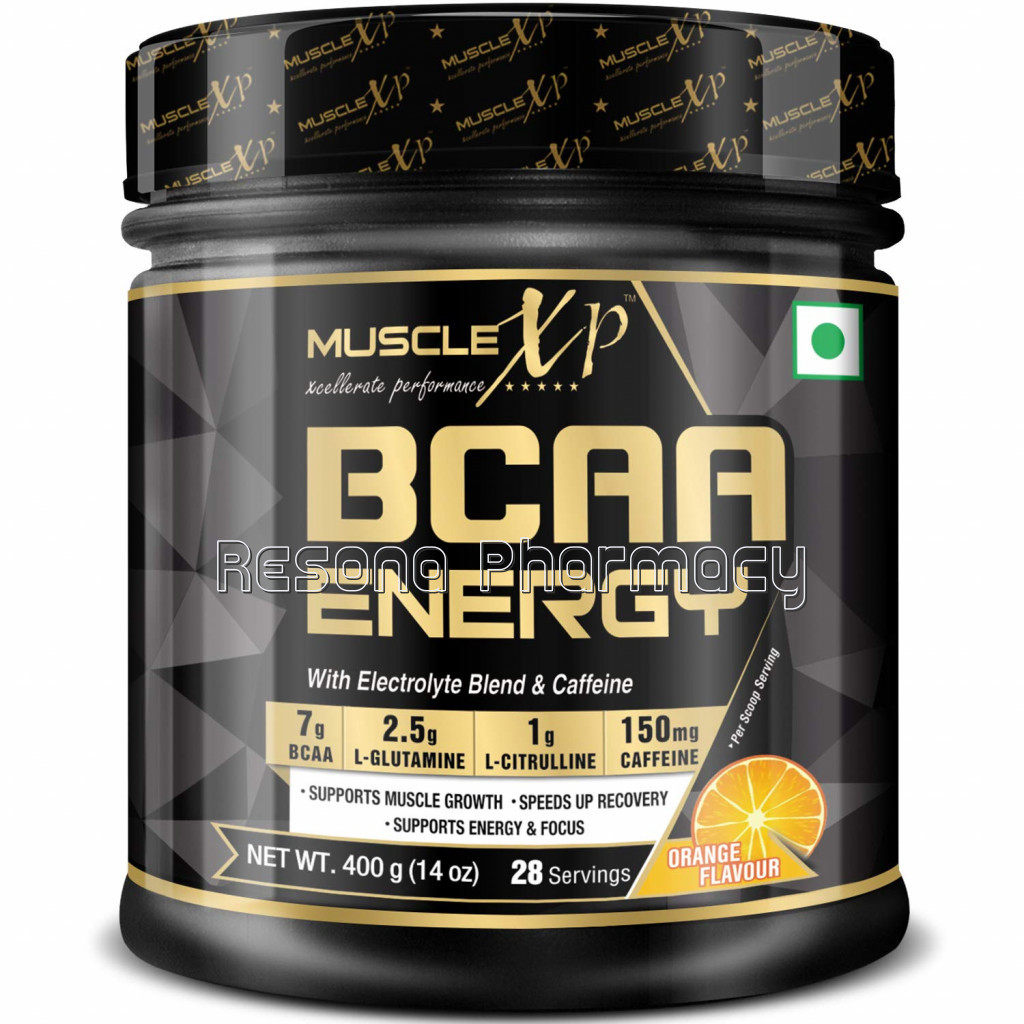 Bcaa Energy With Electrolyte Blend and Caffeine, Orange, 400G (14 Oz), 28 Servings