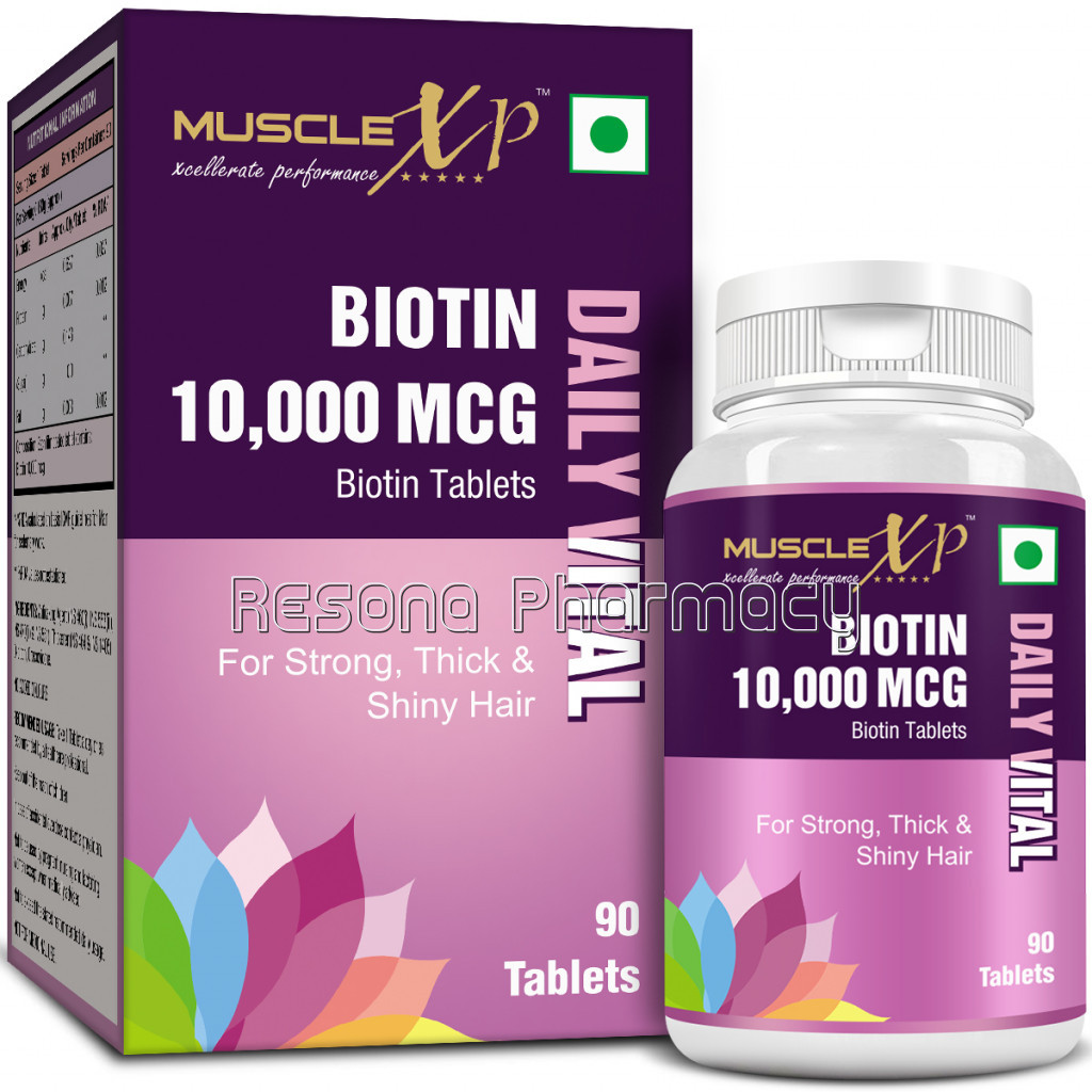 Biotin 10,000 Mcg, 90 Tablets