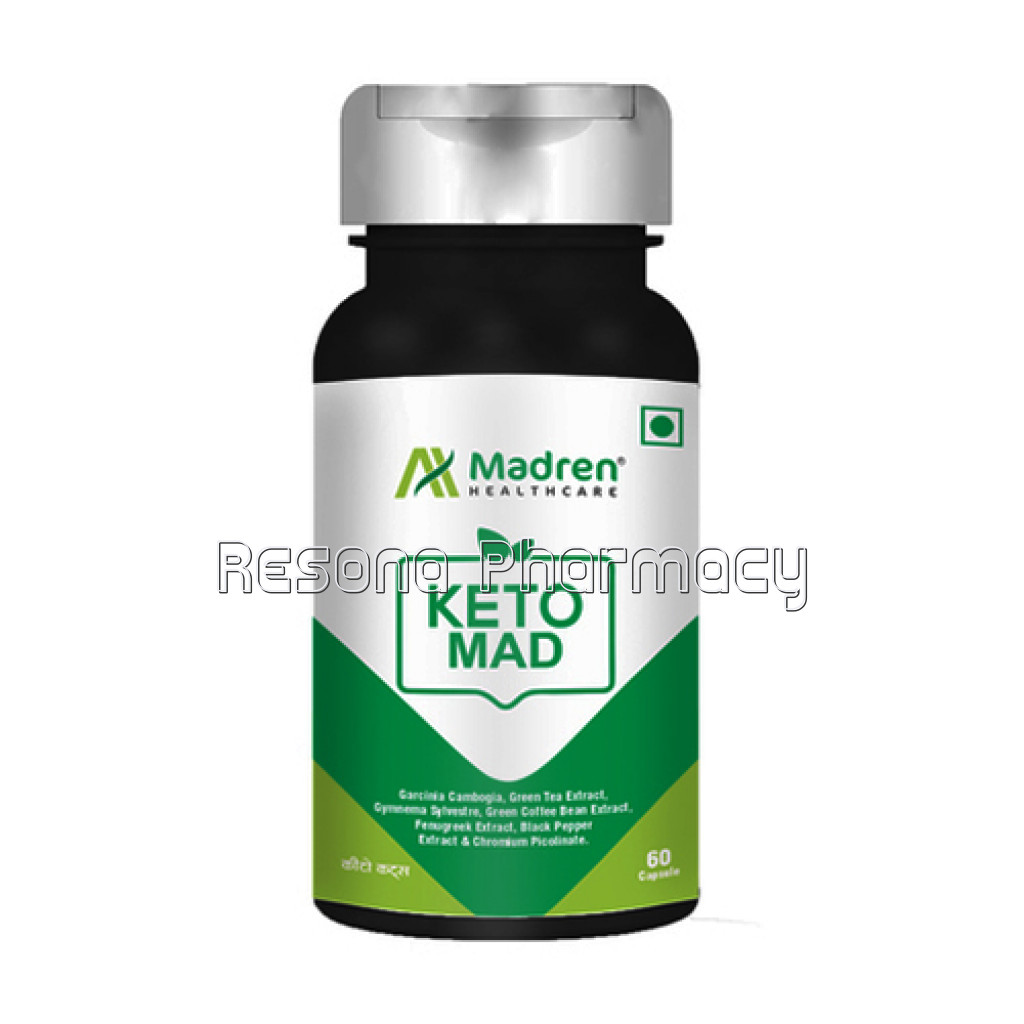 Ketomad For Weight Management 60 Vegetarian Capsules