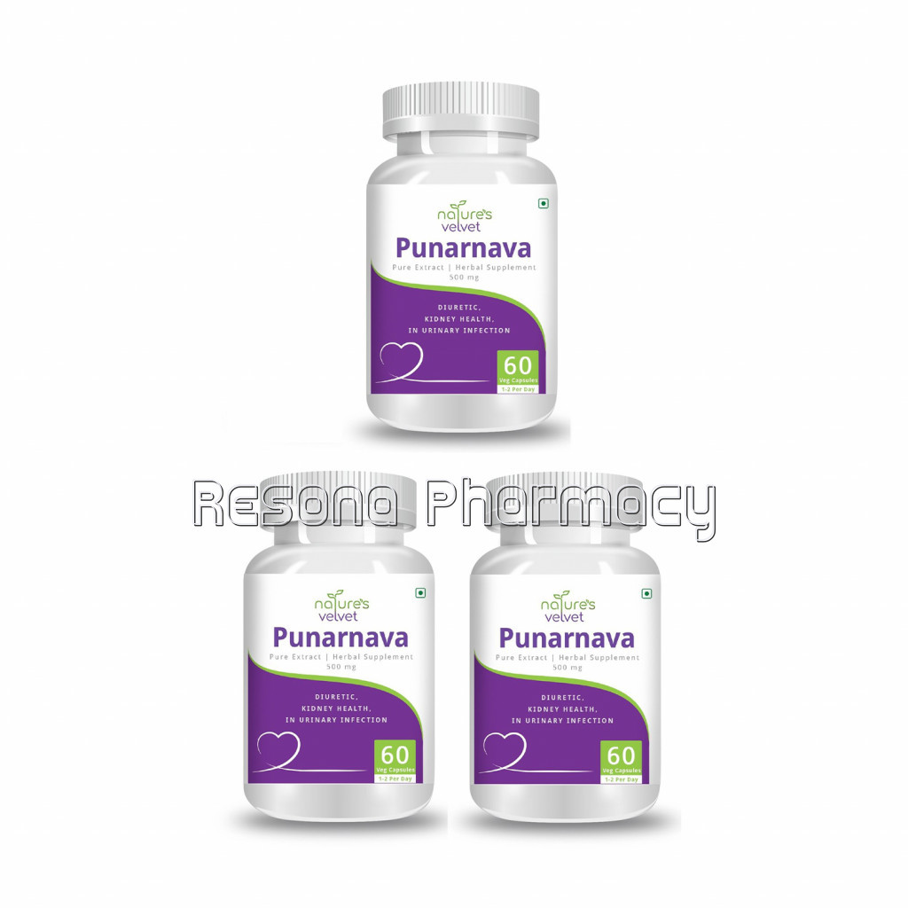 Punarnava Pure Extract   Herbal And NaNaturalFor Kidney Health Pack Of 3