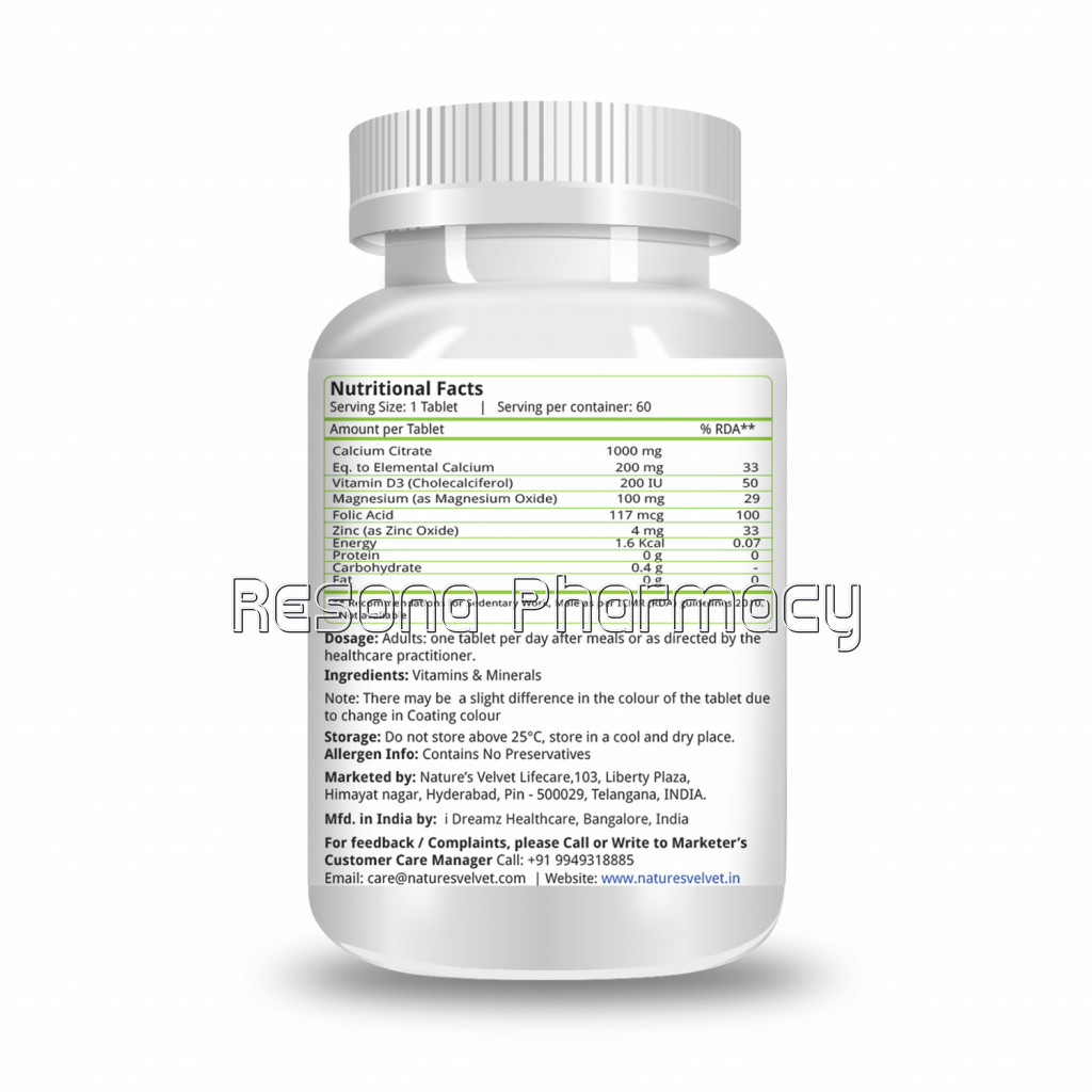 Calcium Magnesium Zinc With Vitamin D3 Pack Of 1