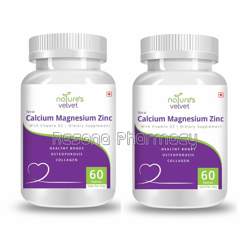 Calcium Magnesium Zinc With Vitamin D3 Pack Of 2