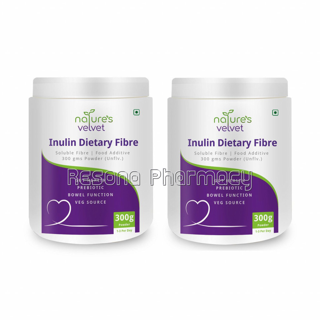Inulin Powder [Prebiotic, Veg Source, Soluble Fibre ] Pack Of 2