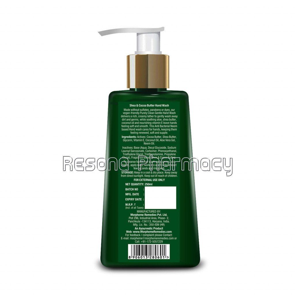 Hand Wash Shea and Cocoa Butter, Anti Bacterial, 250Ml