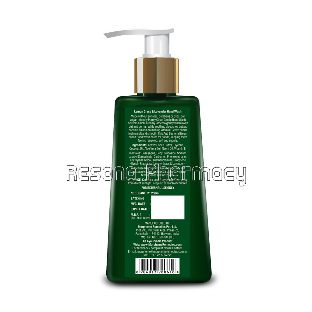 Hand Wash Lemongrass and Lavender, Anti Bacterial, 250Ml