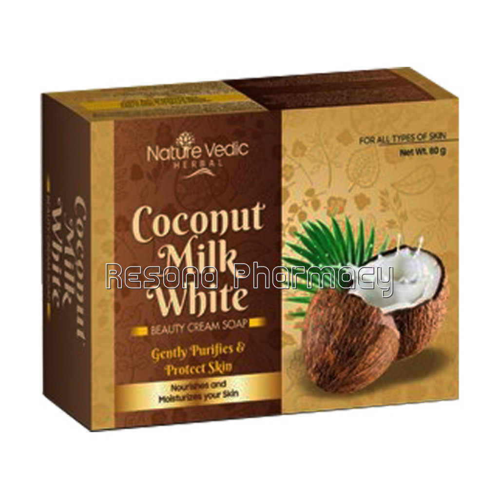 Coconut Milk White Soap 80Gm