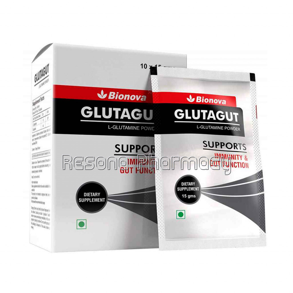 Bionova'S Glutagut   L Glutamine Powder For Muscle Health (1015Gms)