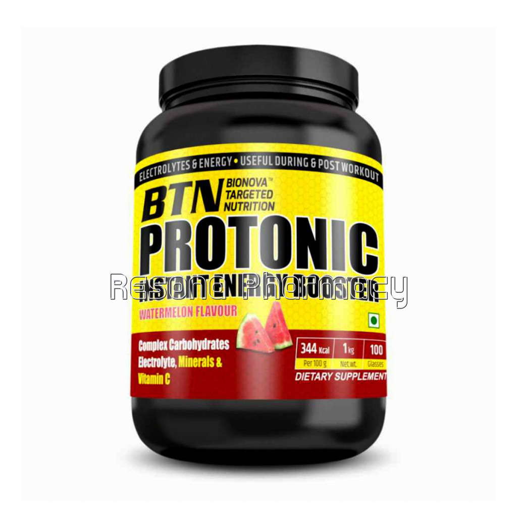 Protonic Instant Energy Booster Watermelon Drink With Complex Carbohydrate, Electrolytes, Minerals and Vitamin C   1 Kg Pack