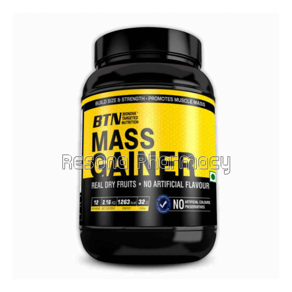 Muscle Mass Gainer Protein Powder   With Real Dry Fruits   2.16Kg