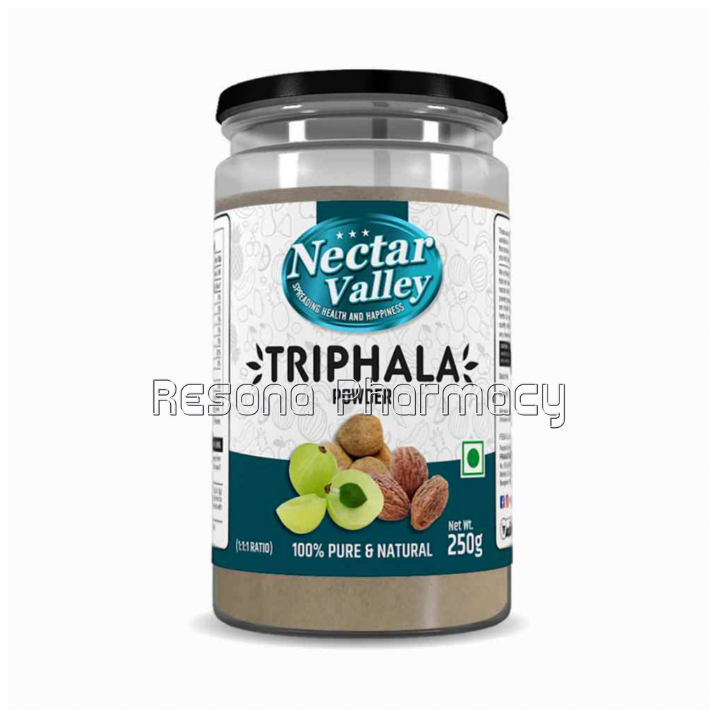 Nectar Valley Triphala Powder (1:1:1) Of Amalaki (Emblica Officinalis), Bibhitaki (Terminalia Belerica) And Haritaki (Terminalia Chebula)   250G