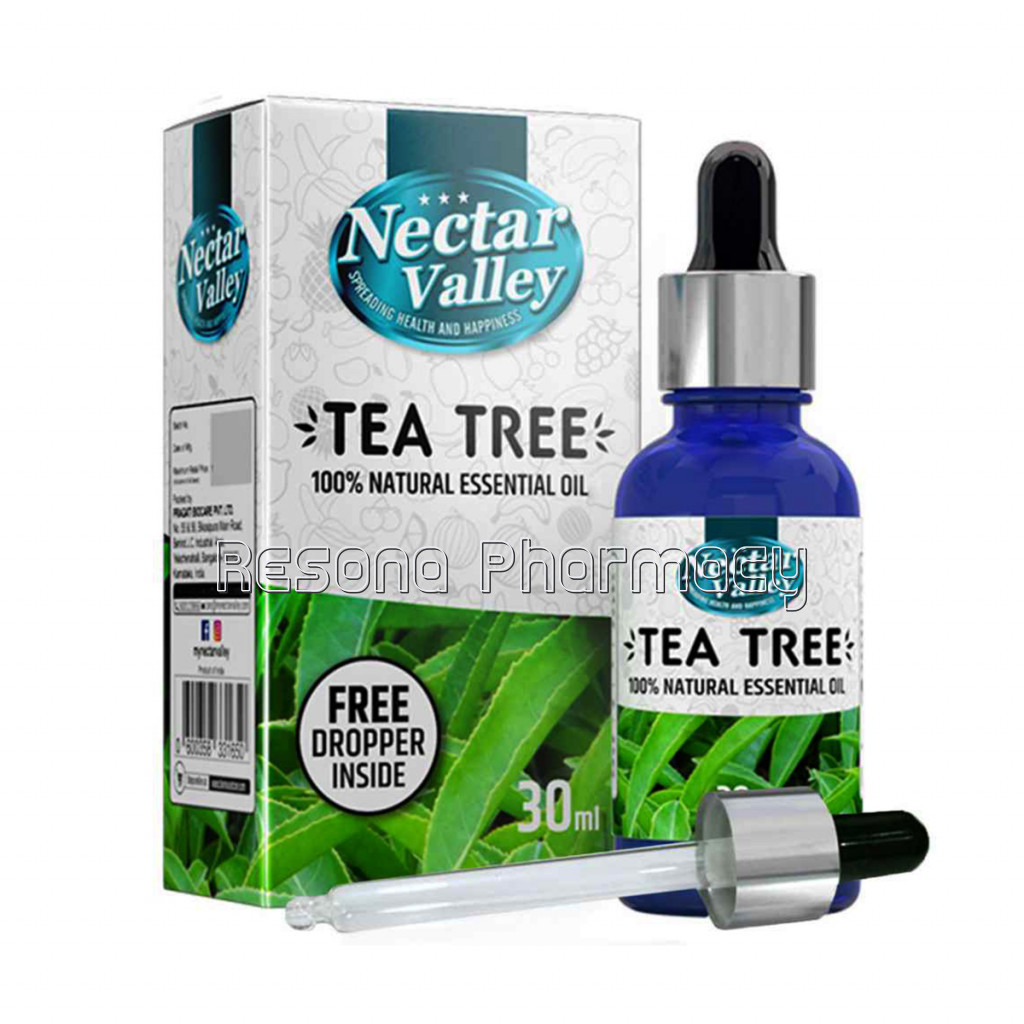 Nectar Valley Tea Tree Oil, 100% Pure | NaNaturalAromatherapy Oil For Scent / Diffuser / Humidifier, Massage   Steam Distilled (30Ml)