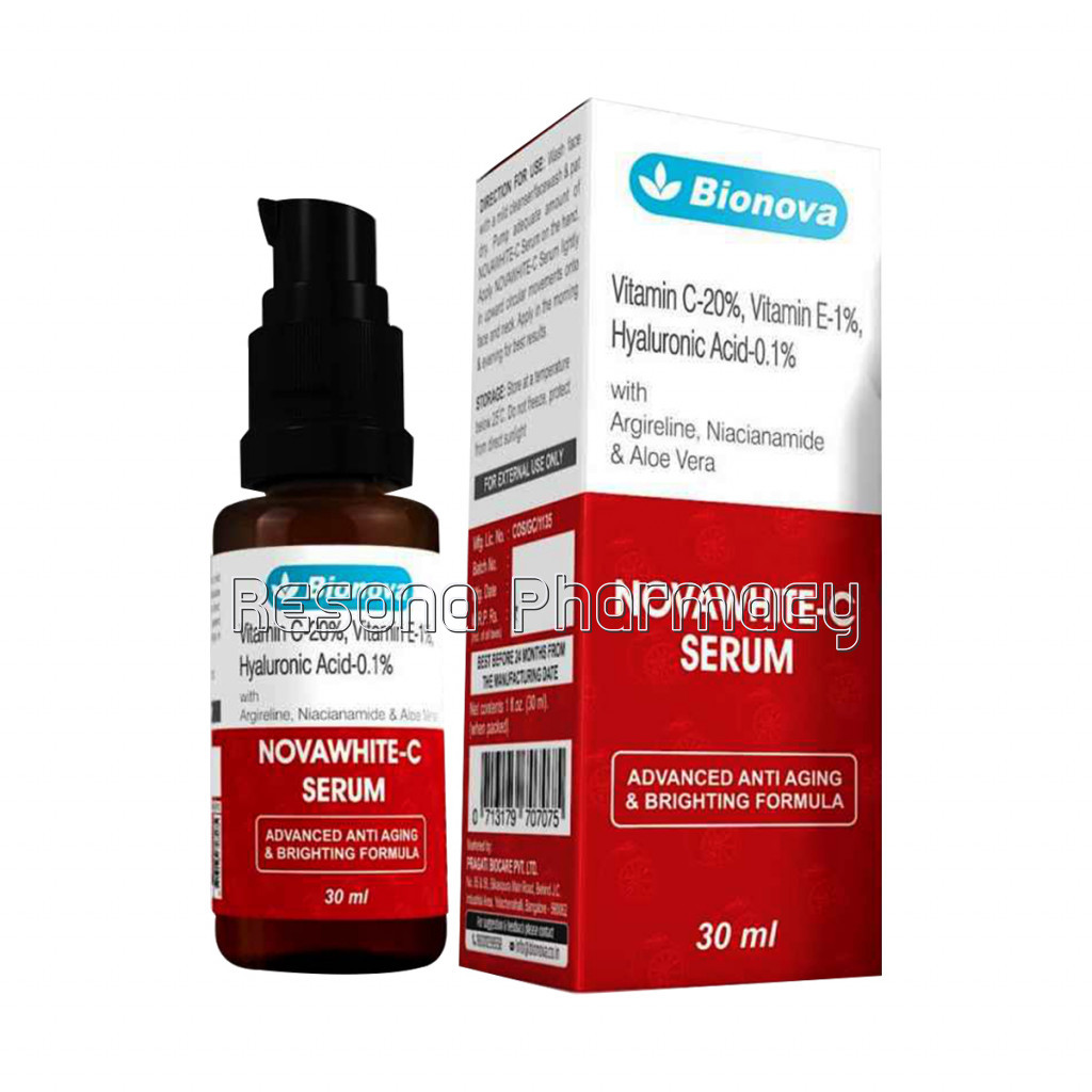 Vitamin C Serum, Vitamin C 20% With Argireline Peptides, 30Ml Glass Bottle