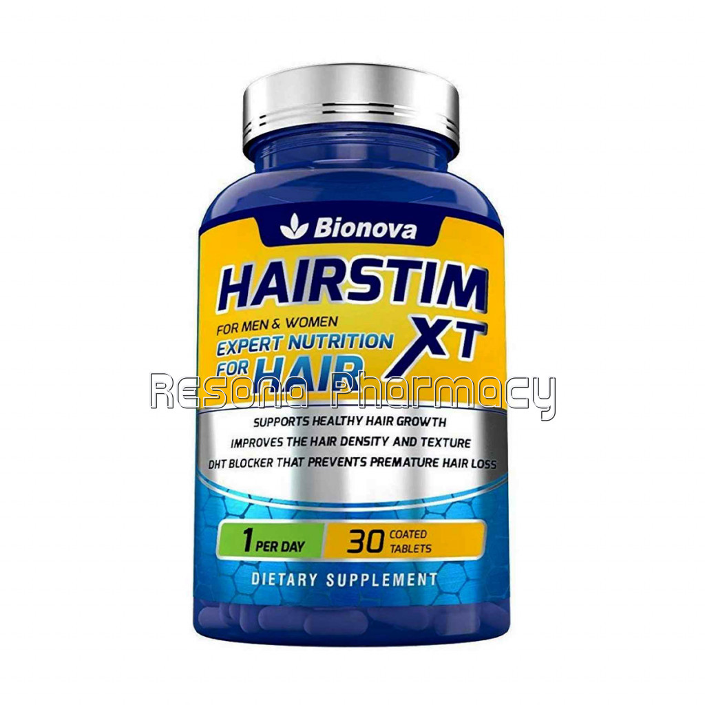 Hairstim Xt Biotin 10,000Mcg With Amino Acids, NaNaturalExtracts and Multivitamins For Women and Men | Supplement To Control Hair Loss, Hair Fall and For Fast Hair Growth – 30 Veg Tablets