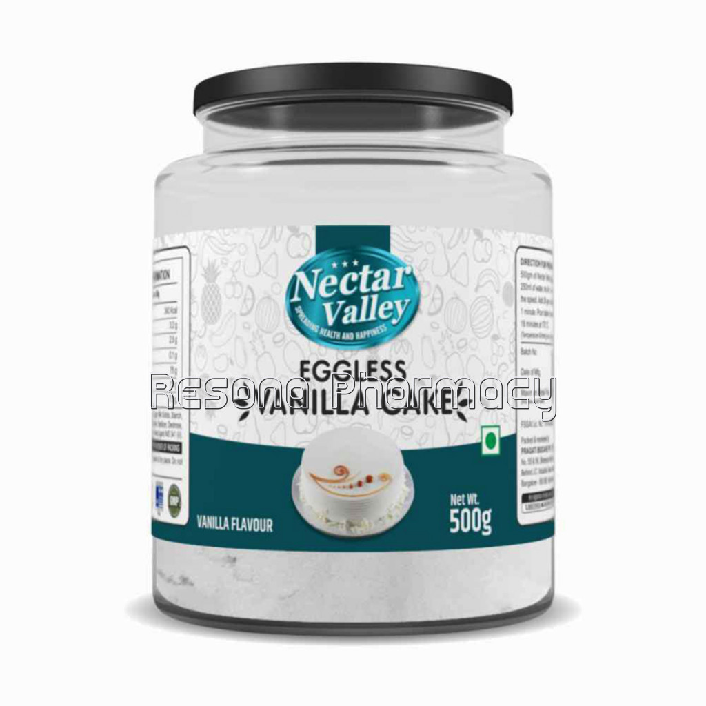 Nectar Valley Eggless Vanilla Cake Mix 500Gm