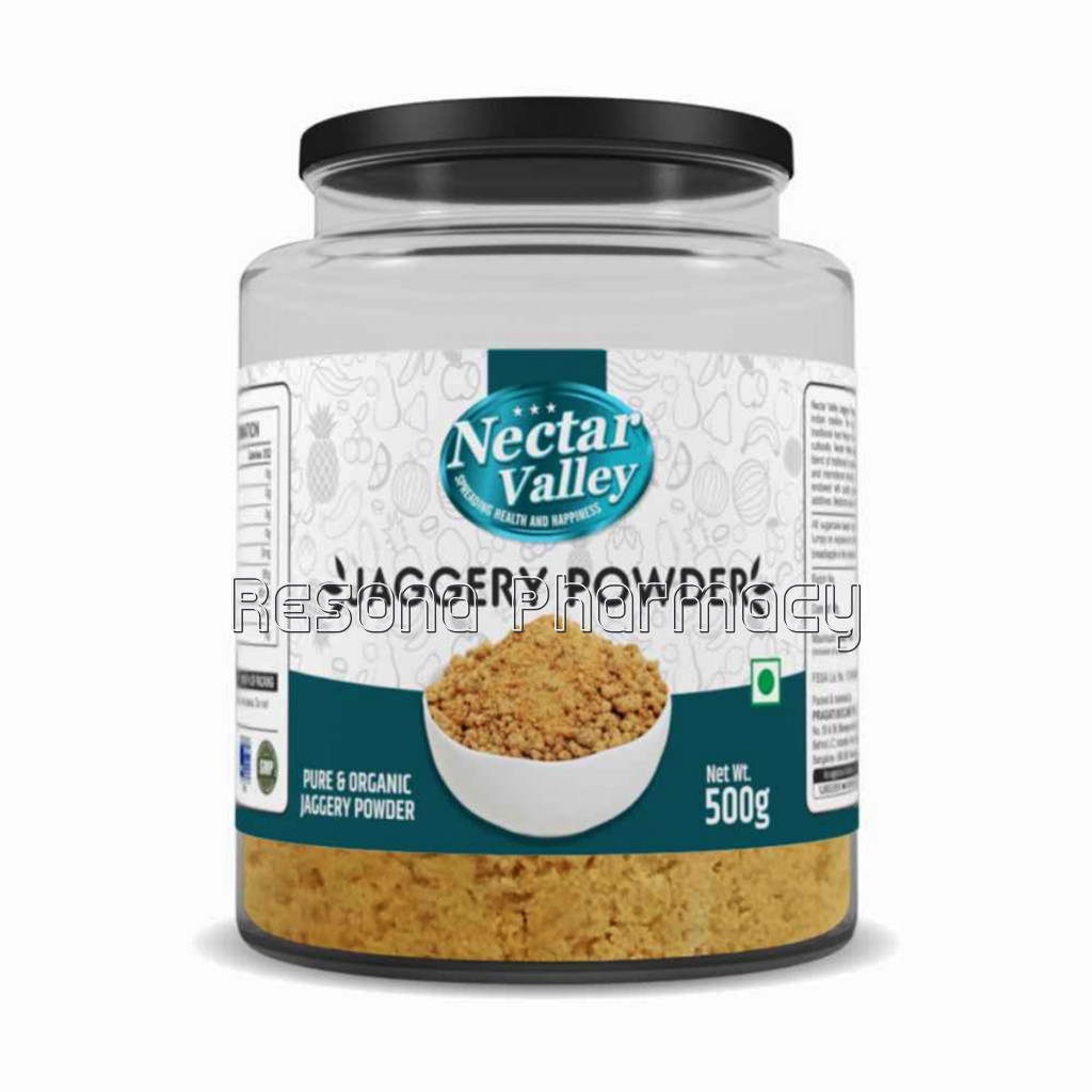Nectar Valley Jaggery Powder (Gur) | Free From Additives, Pesticides and Nutritionally Rich | Pure and Organically Processed   500G