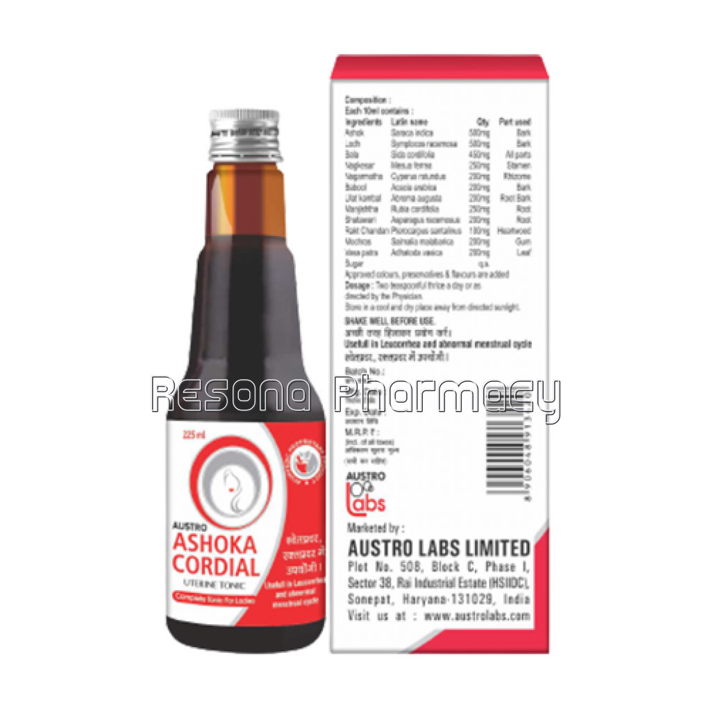 Austro Ashoka Cordial Uterine Tonic For Women 225Ml