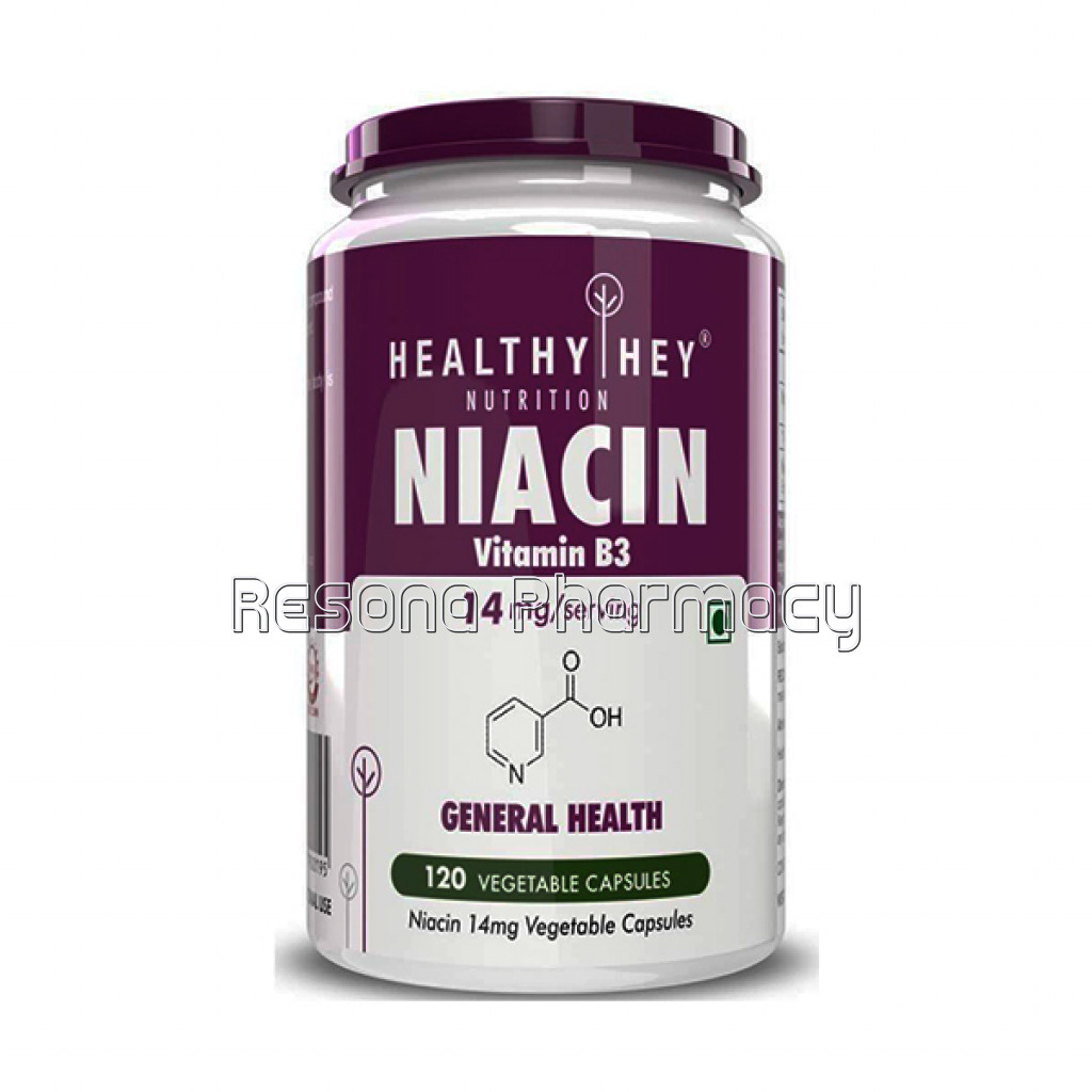 Niacin   Vitamin B3 120 Veg. Capsules