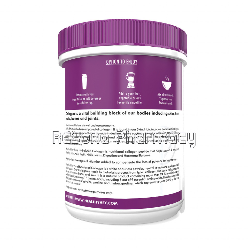 Pure Hydrolysed Collagen Supplement   250G Unflavoured   Made In Italy