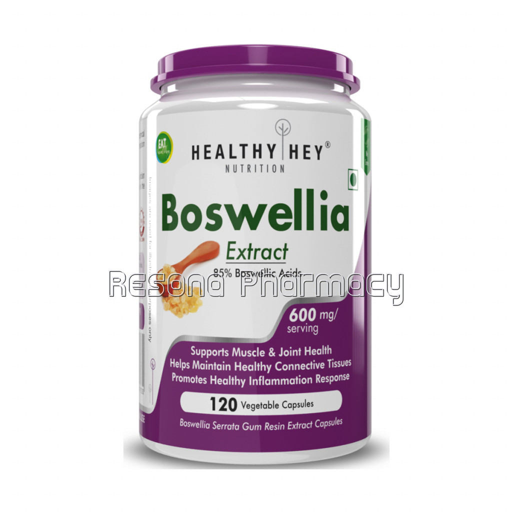Boswellia Serrata Extract (85% Boswellic Acids) 600 Mg 120 Vegetable Capsules   Non Synthetic