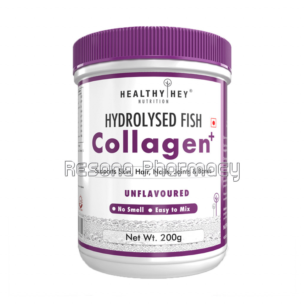Hydrolyzed Fish Collagen Powder (Unflavoured, 200G)