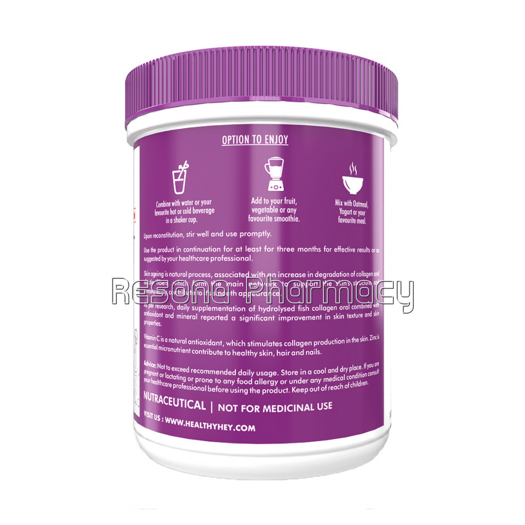 Hydrolyzed Fish Collagen Powder (Unflavoured, 200G)