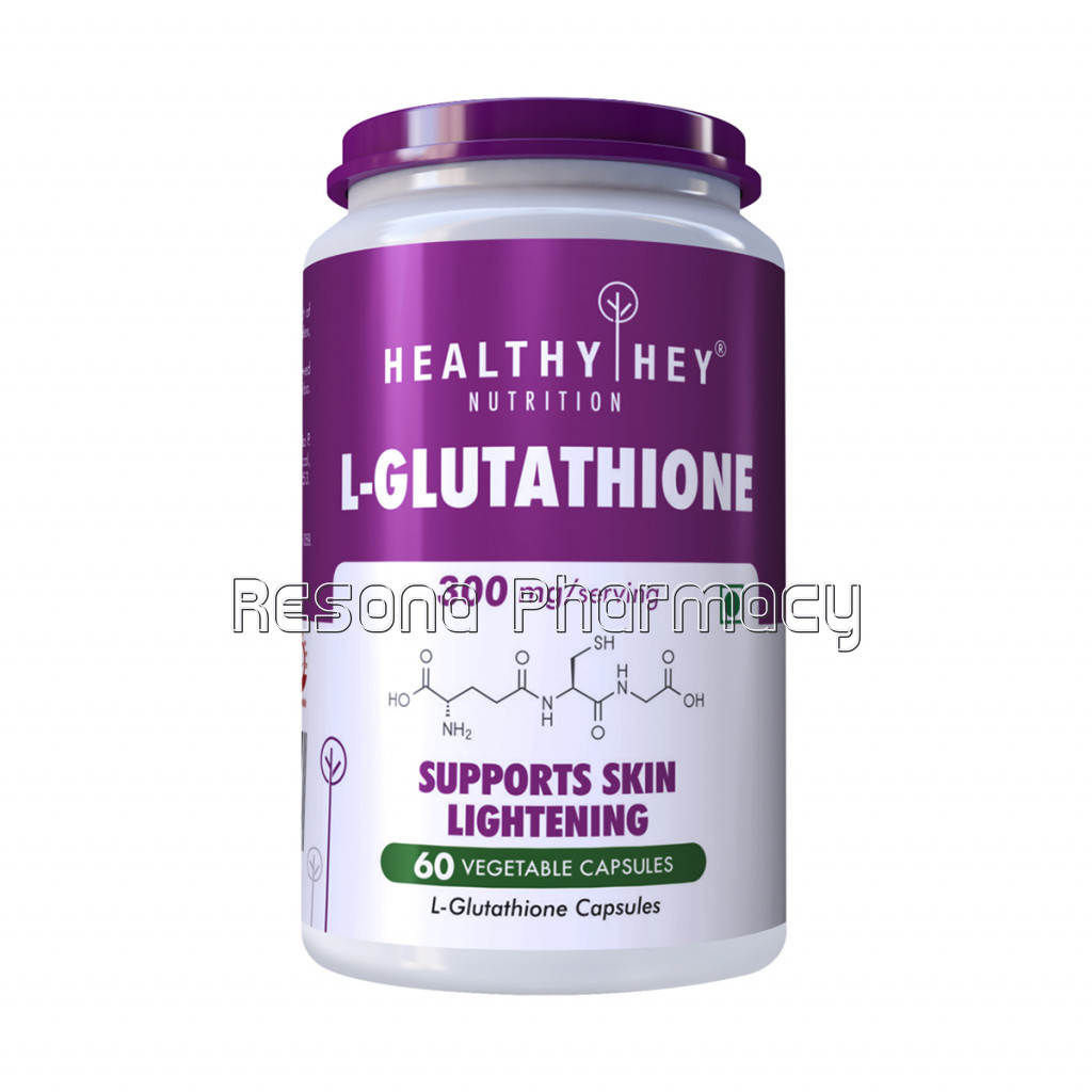 Glutathione (Reduced)   Support Skin Health   100% Vegetarian Source   300Mg   60 Veg Capsules