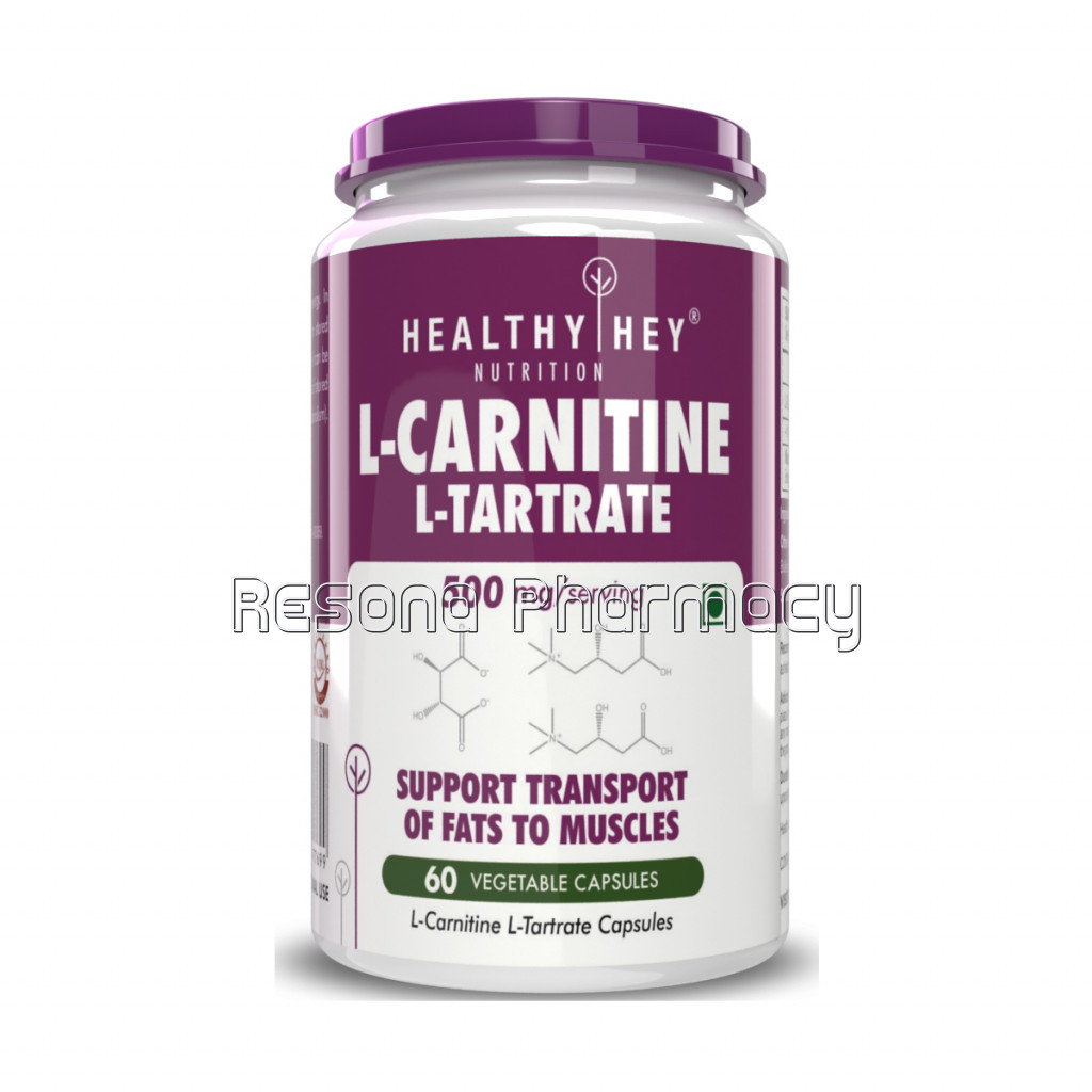 L Carnitine and L Tartrate (Lclt) 500Mg   60 Vegetable Capsules