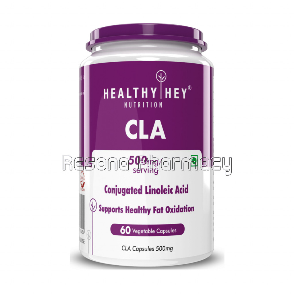 Cla 500   Conjugated Linoleic Acid   Helps Fat Oxidation   500Mg (60 Veg. Capsules)
